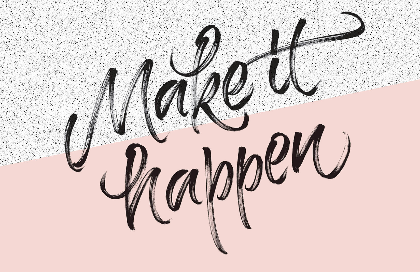 Make It Happen Motivational Wallpaper Mural - Girl Boss Wallpaper Desktop , HD Wallpaper & Backgrounds