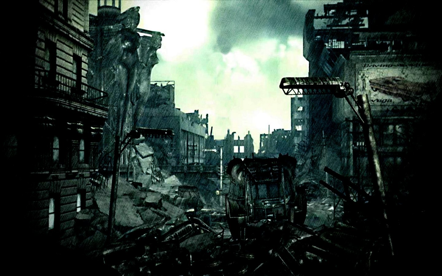 Destroyed Wallpaper - Fallout 3 Opening , HD Wallpaper & Backgrounds