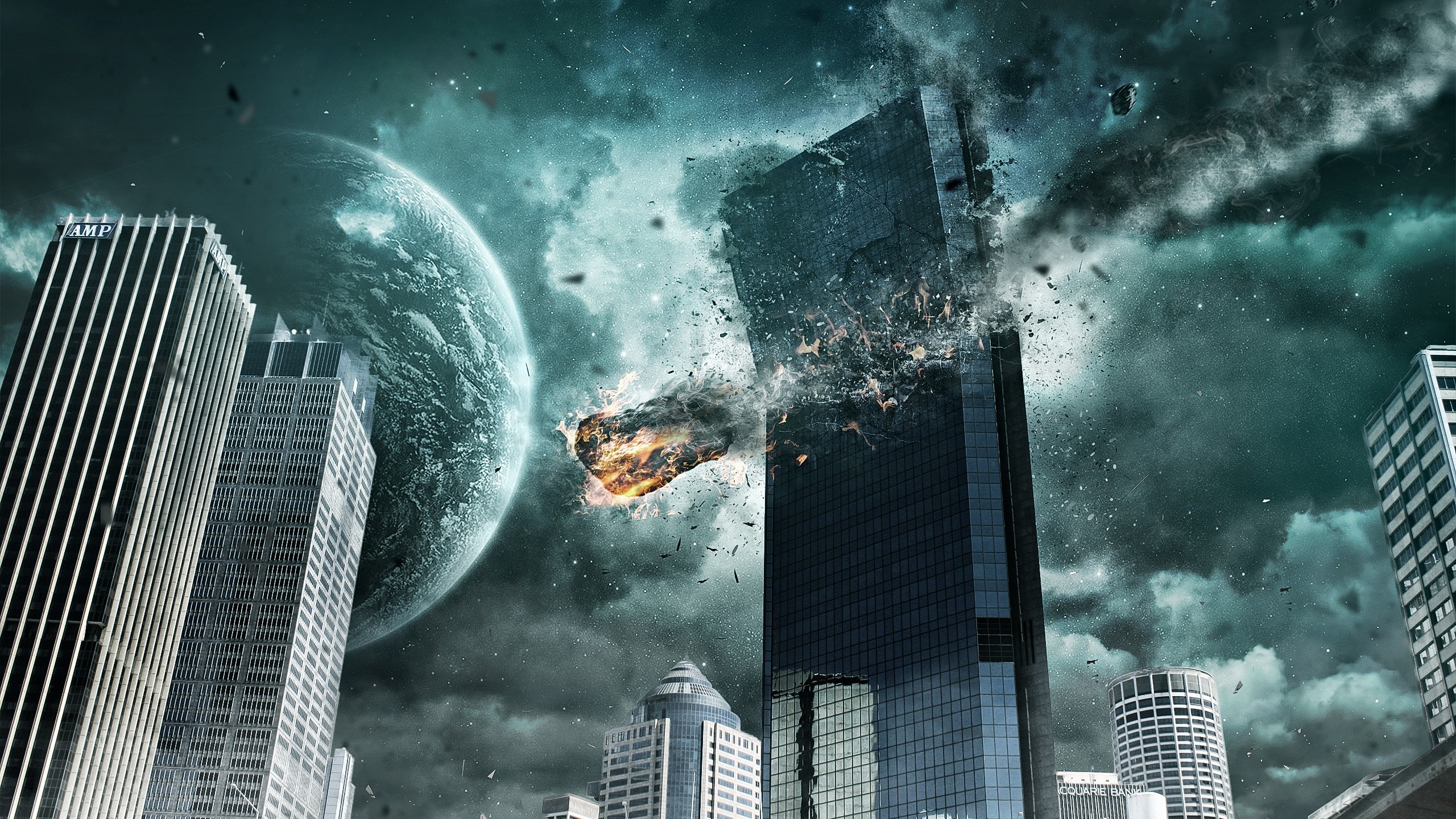 City Destroyed By Aliens , HD Wallpaper & Backgrounds