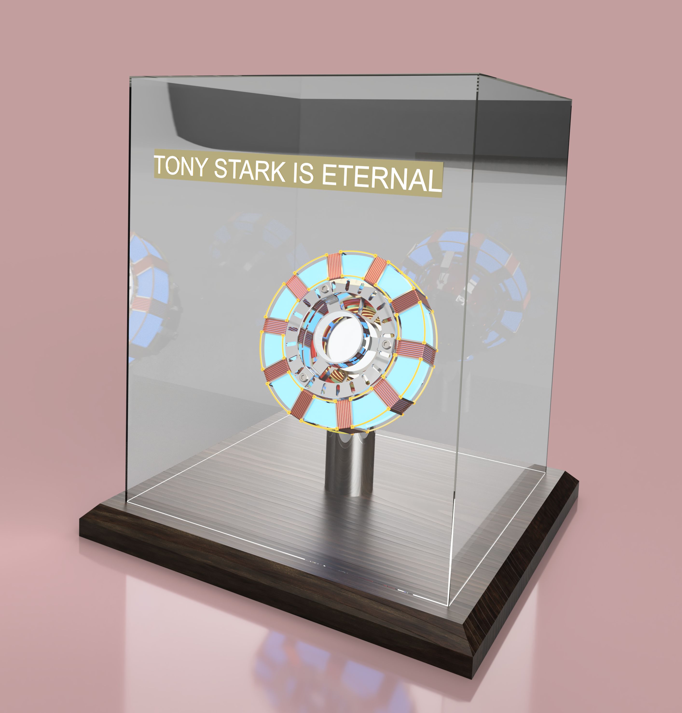 Tribute To Iron Man Mark 1 Arc Reactor Modelling - Shelf , HD Wallpaper & Backgrounds