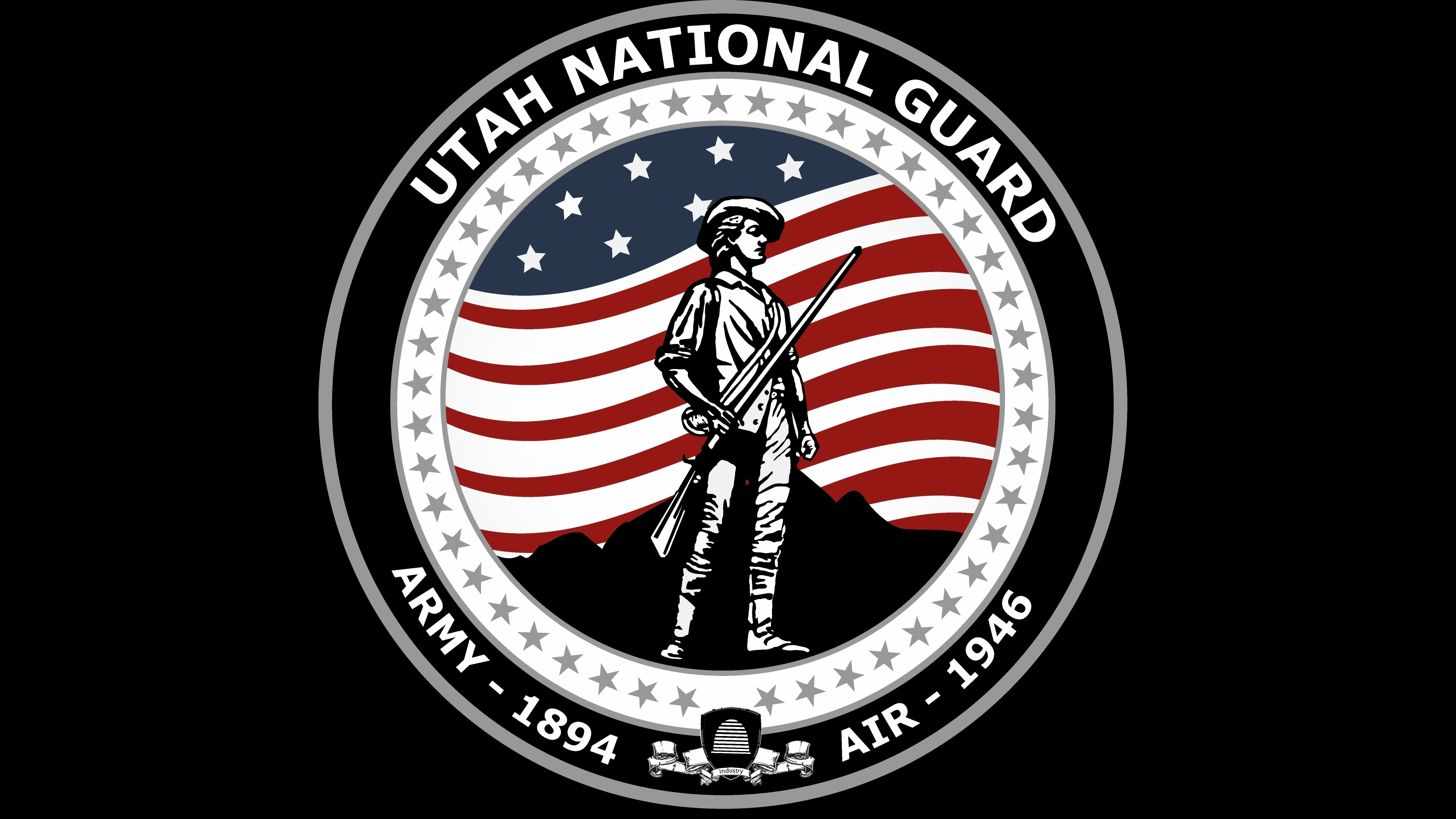 National Guard Hd Wallpaper - Us Army National Guard Logo , HD Wallpaper & Backgrounds