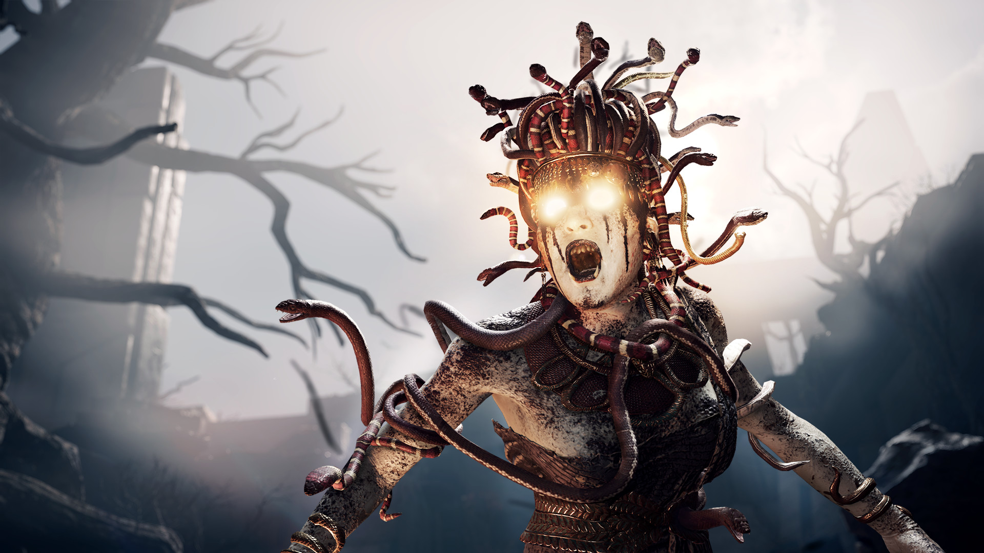 Assassin's Creed Odyssey Director Believes The Animus - Medusa In Assassin's Creed Odyssey , HD Wallpaper & Backgrounds