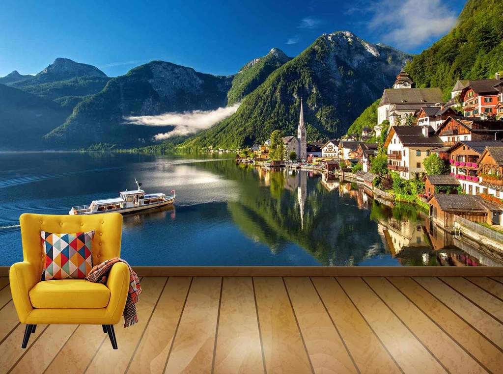 Avikalp Exclusive Awi7540 Hallstatt Austria Bergsee - Bad Goisern , HD Wallpaper & Backgrounds