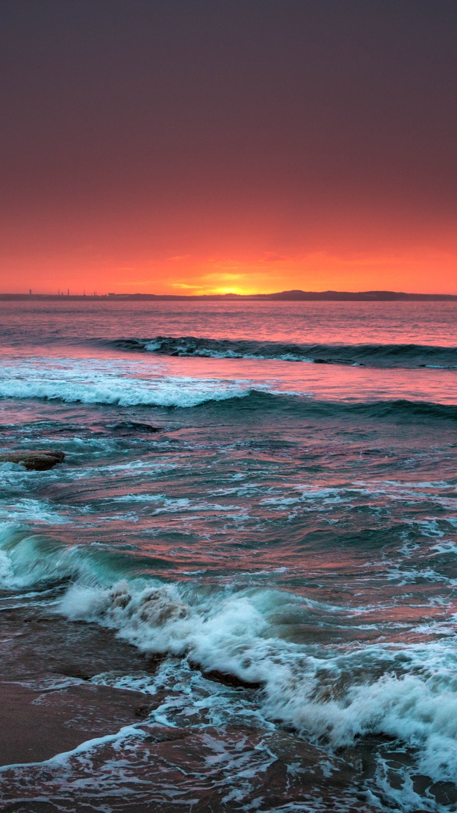 Wallpaper Sea, Horizon, Sunset, Waves, Foam, Surf, - Anjunabeats Volume 14 , HD Wallpaper & Backgrounds