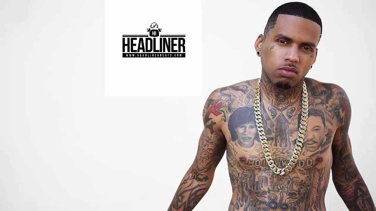 August Alsina Type Beat - Full Body Gang Tattoos , HD Wallpaper & Backgrounds