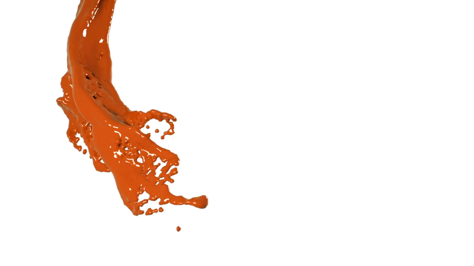 Flying Orange Fluid Flow In Slow Motion - Illustration , HD Wallpaper & Backgrounds
