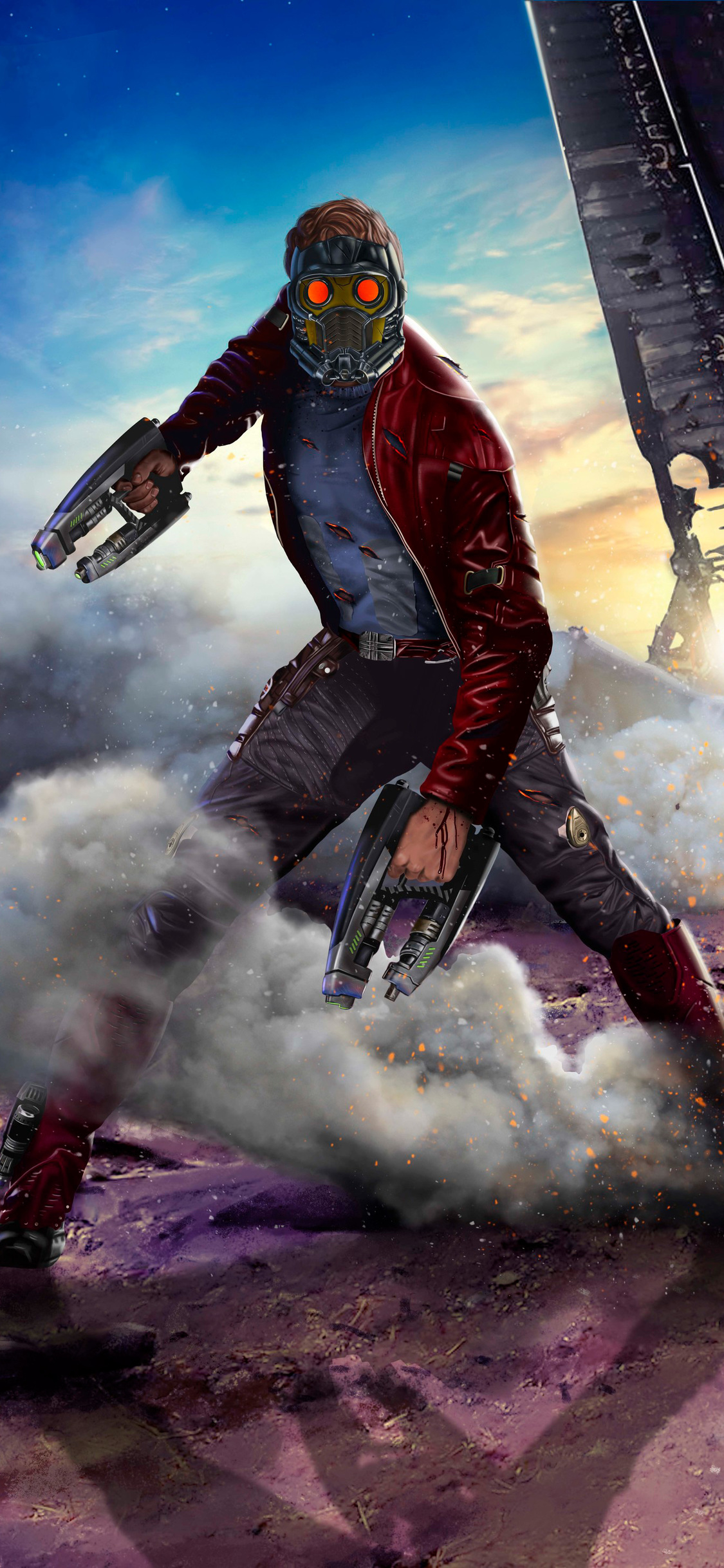 Star Lord Fan Art - Star Lord Wallpaper Phone , HD Wallpaper & Backgrounds