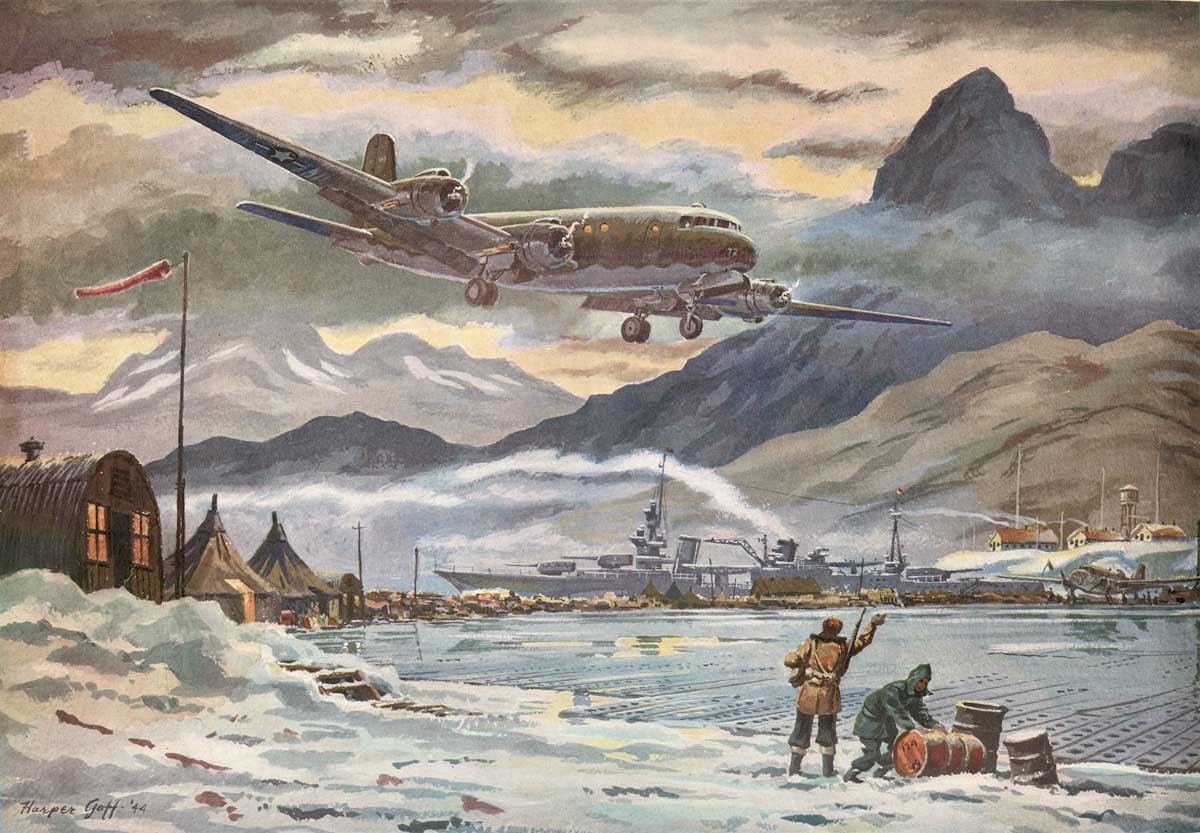 Plane Wallpapers, War Planes, Sky, Flying Vehicles, - Aviation Illustrators , HD Wallpaper & Backgrounds
