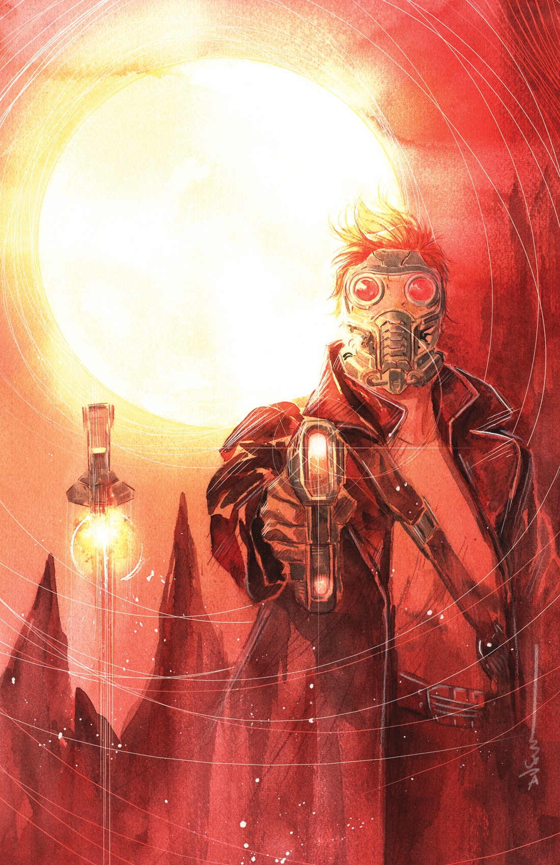 Legendary Star Lord 3 Preview 2 Legendary Star Lord - Star Lord Comic Cover Textless , HD Wallpaper & Backgrounds