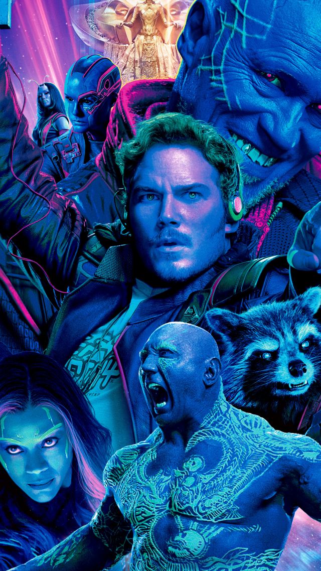 2, Star-lord, Gamora, Drax, - Guardian Of Galaxy 2 4k , HD Wallpaper & Backgrounds