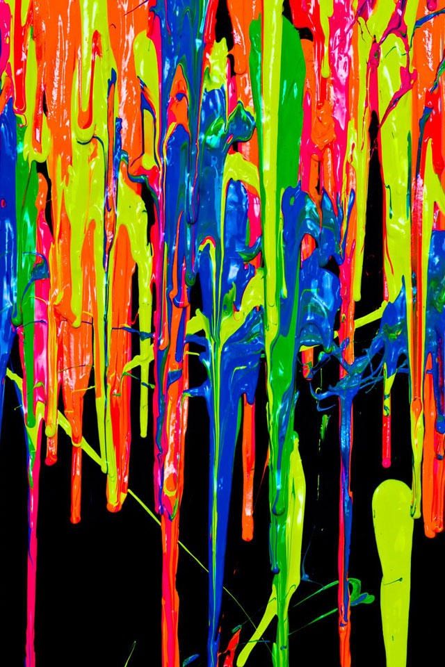 Dripping Paint Wallpaper - Iphone X Wallpaper Trippy , HD Wallpaper & Backgrounds