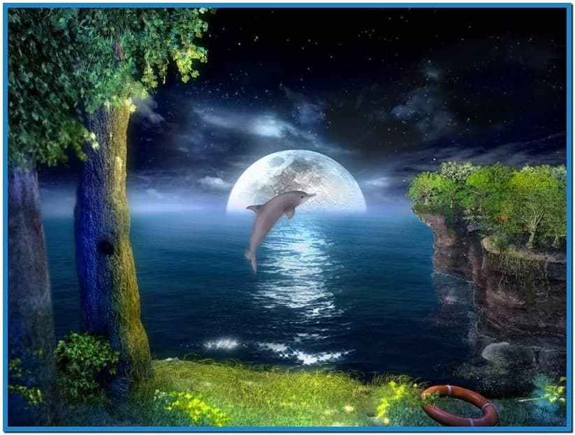 Living Dolphins 3d Screensaver Registration Key Download - Wishes A Good Night Gif , HD Wallpaper & Backgrounds