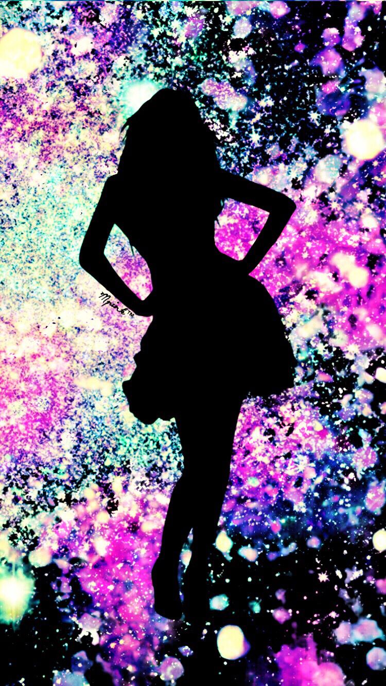 Galaxy Girl Wallpaper - Galaxy Cool Backgrounds For Girls , HD Wallpaper & Backgrounds
