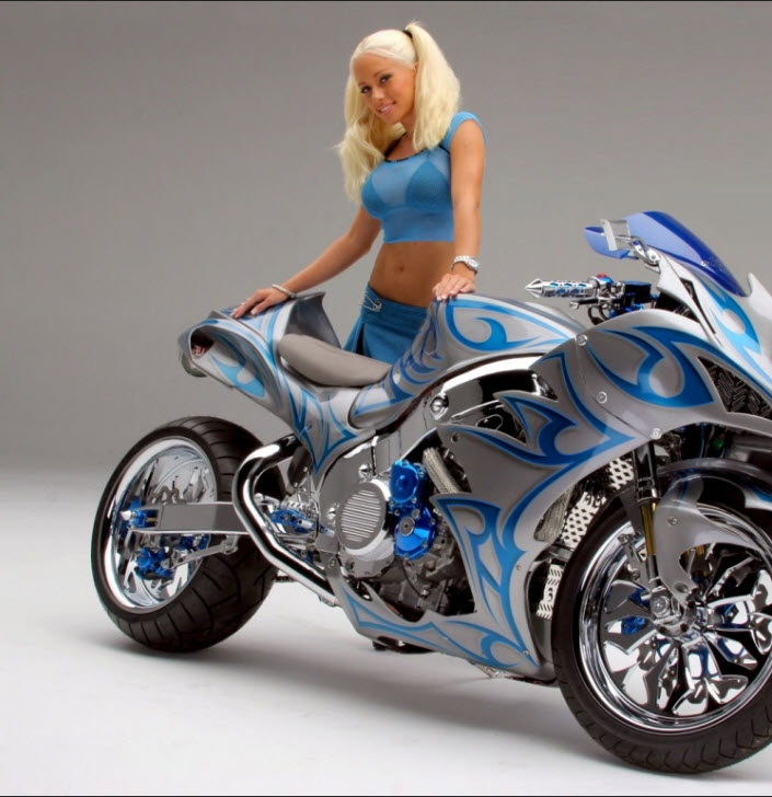 Heavy Bike With Girl Hd Wallpaper - Super Cool Bikes , HD Wallpaper & Backgrounds