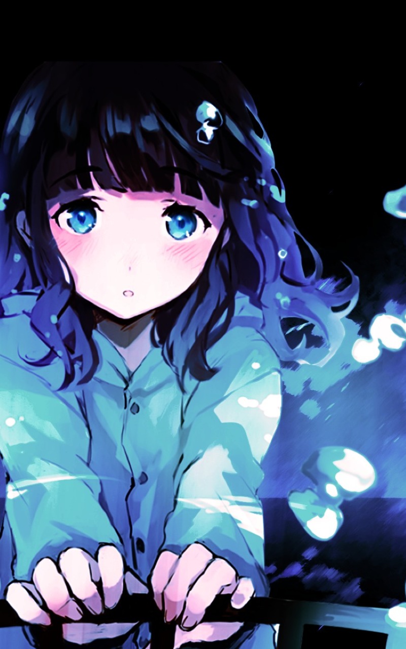 Hd Wallpaper - Anime Sad Wallpaper Girl , HD Wallpaper & Backgrounds