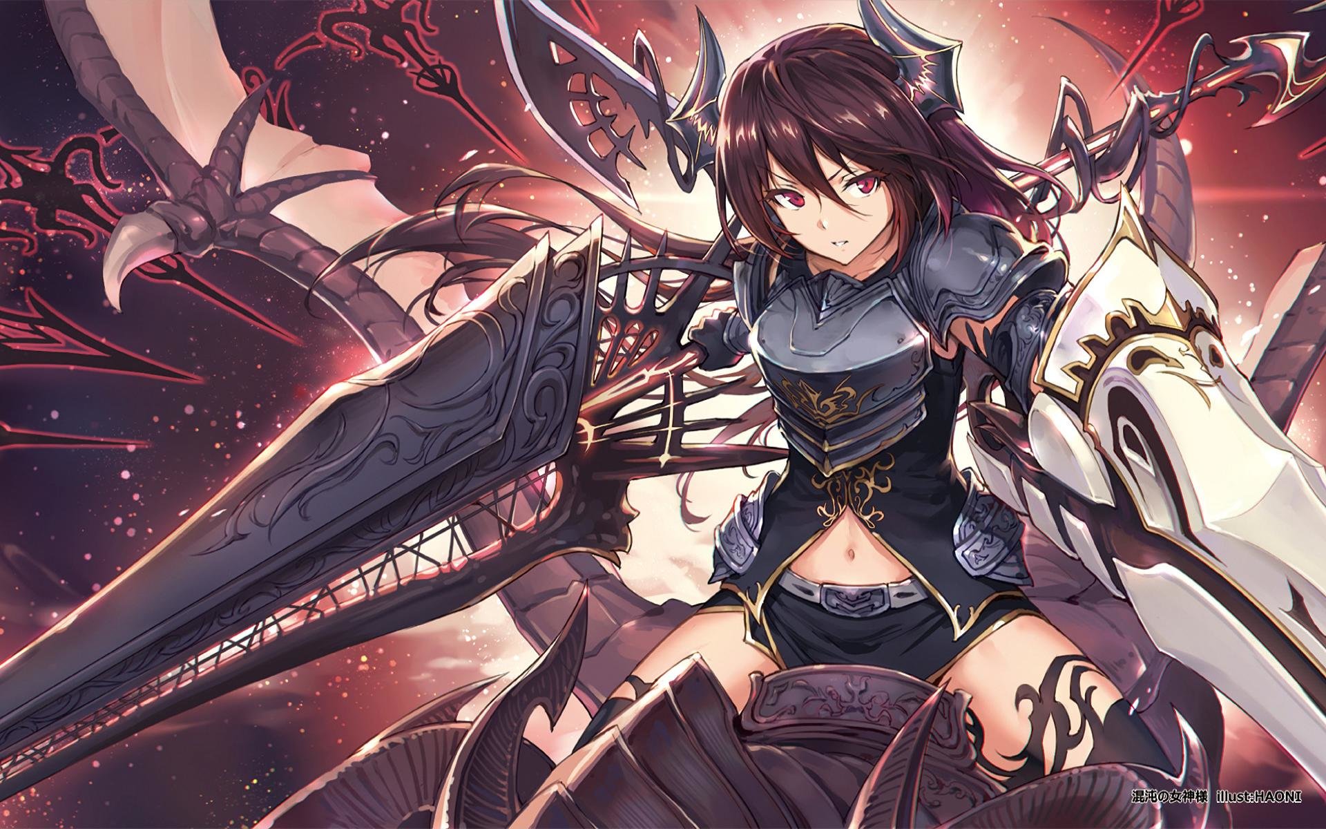 Awesome Rage Of Bahamut - Rise Of Bahamut Anime , HD Wallpaper & Backgrounds