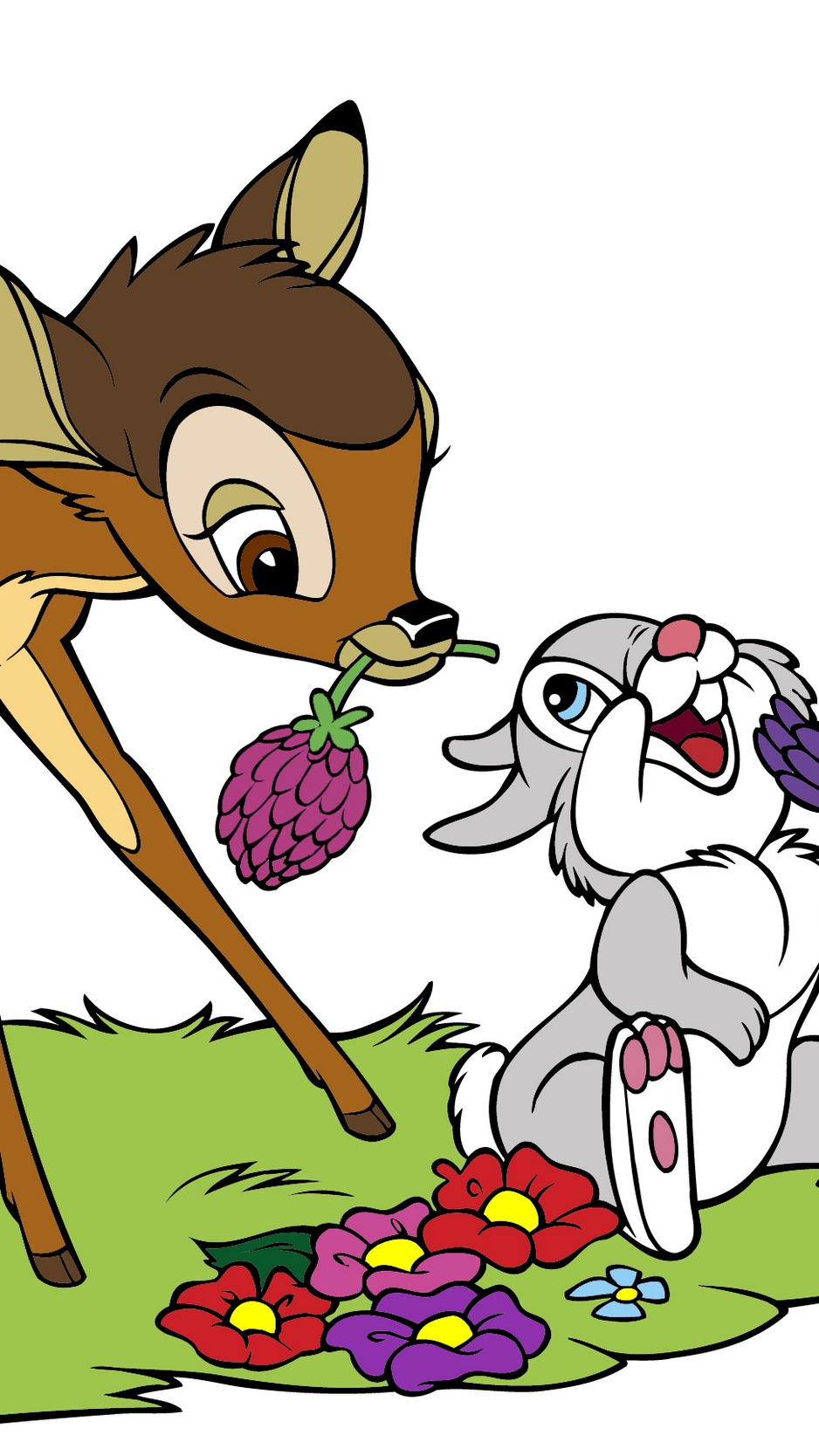 Wallpaper Bambi, Thumper, Friends, Cartoon - Bambi Disney , HD Wallpaper & Backgrounds