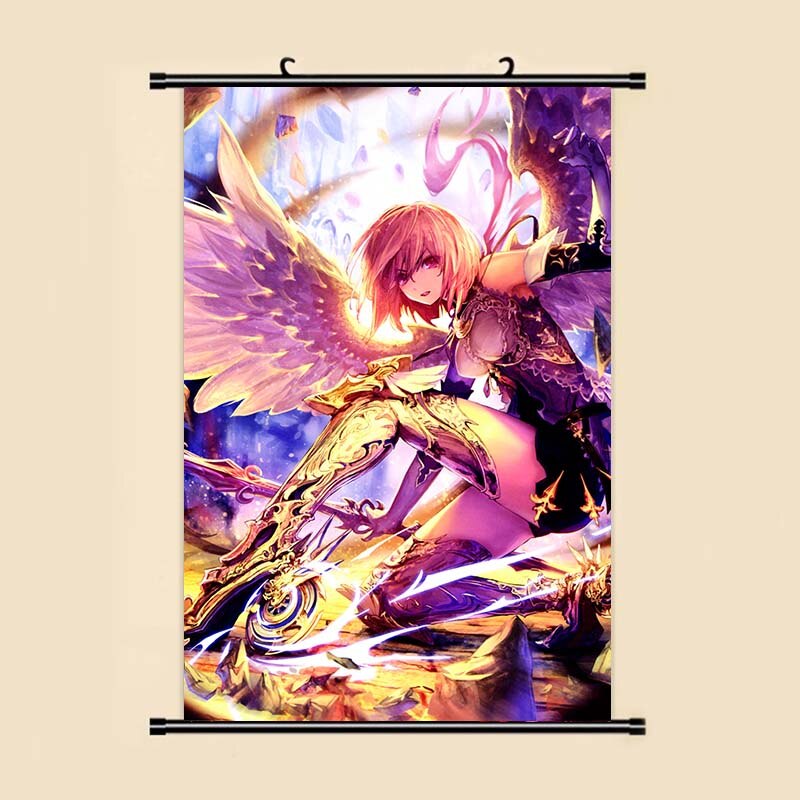 009 - Anime Girl Angel With Gun , HD Wallpaper & Backgrounds