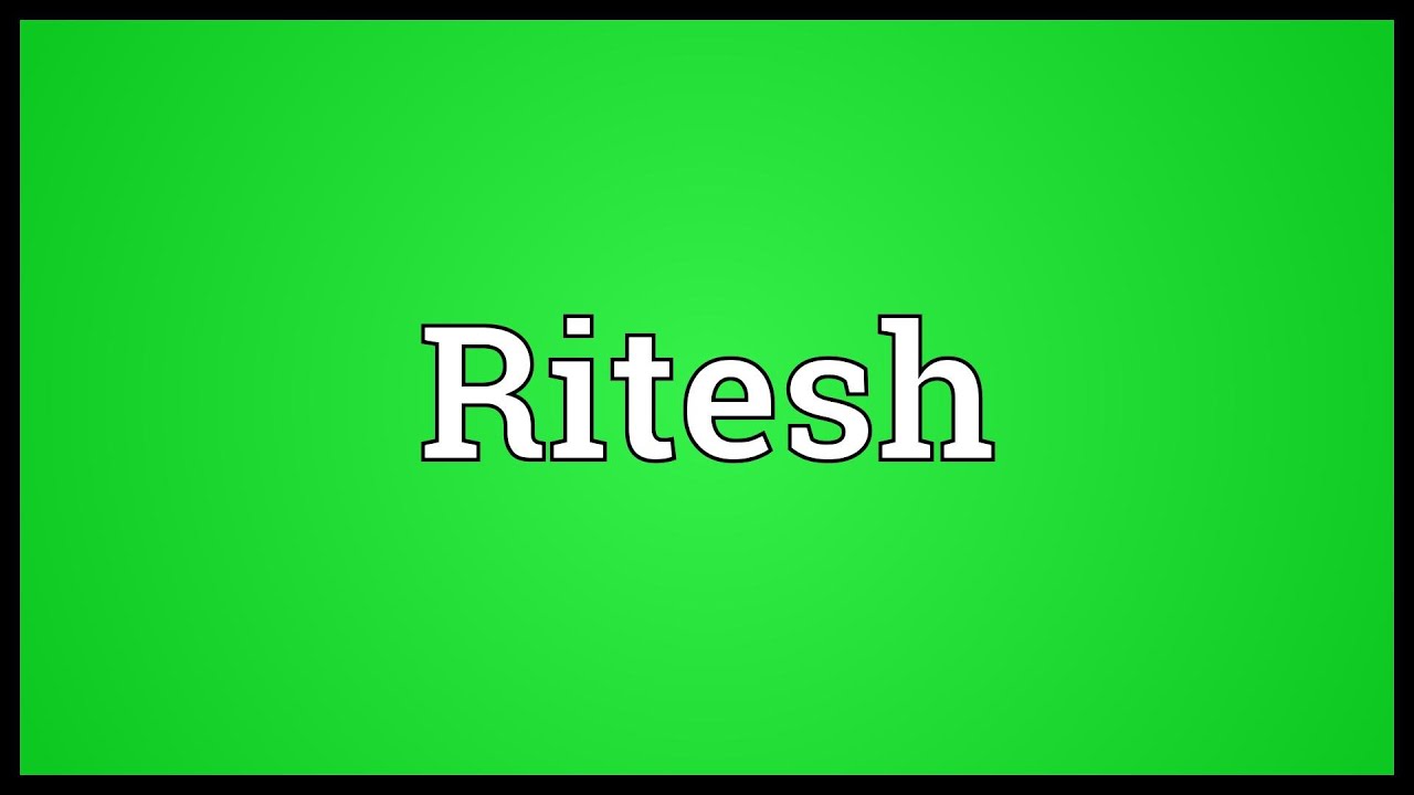 Ritesh Meaning - Graphic Design , HD Wallpaper & Backgrounds