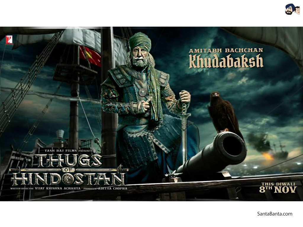 Download Full Wallpaper - Thugs Of Hindostan Amitabh Bachchan , HD Wallpaper & Backgrounds