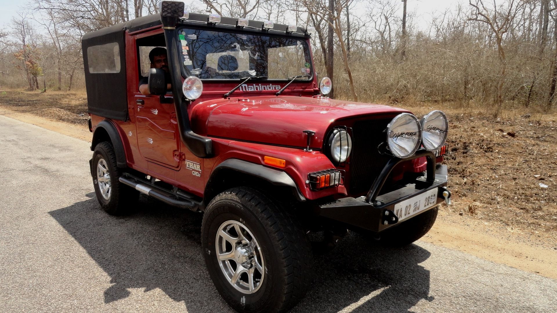 Thar - Modified Thar Red Colour , HD Wallpaper & Backgrounds