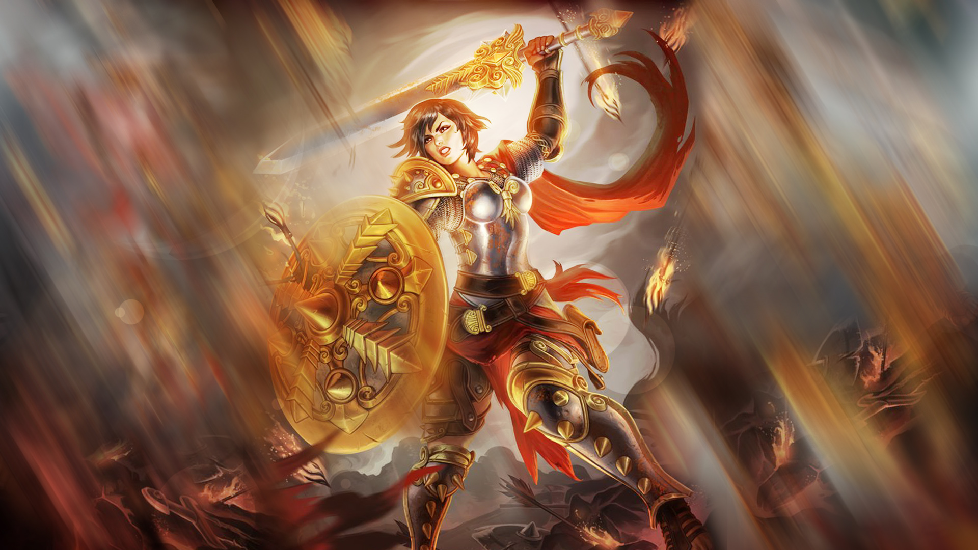 Bellona Wallpaper - Smite Bellona , HD Wallpaper & Backgrounds