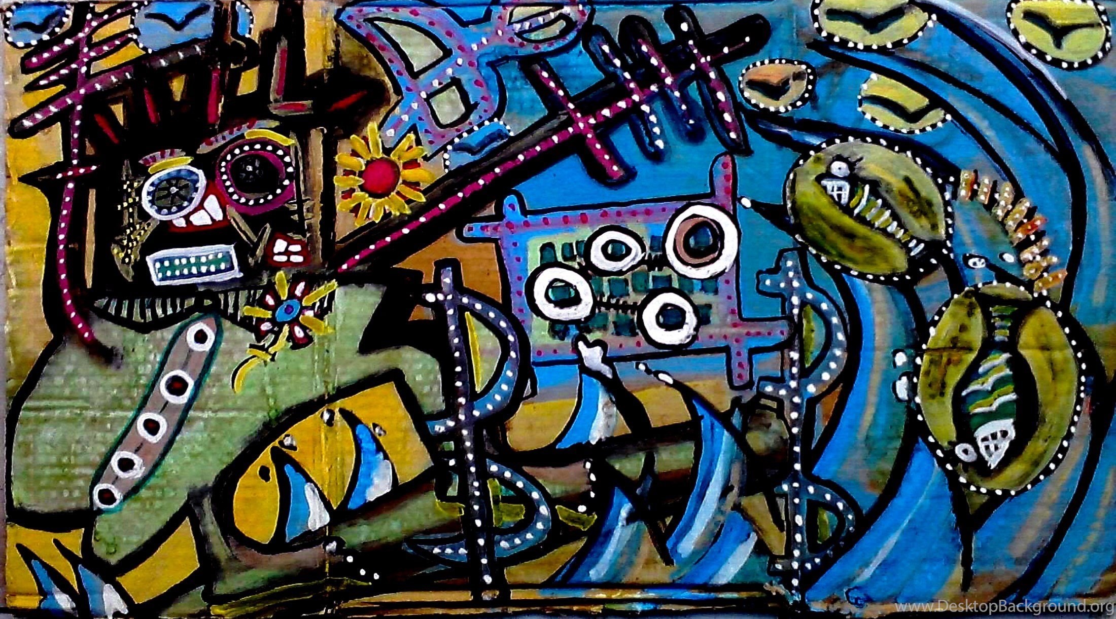 Basquiat Wallpaper - Obras Jean Michel Basquiat , HD Wallpaper & Backgrounds