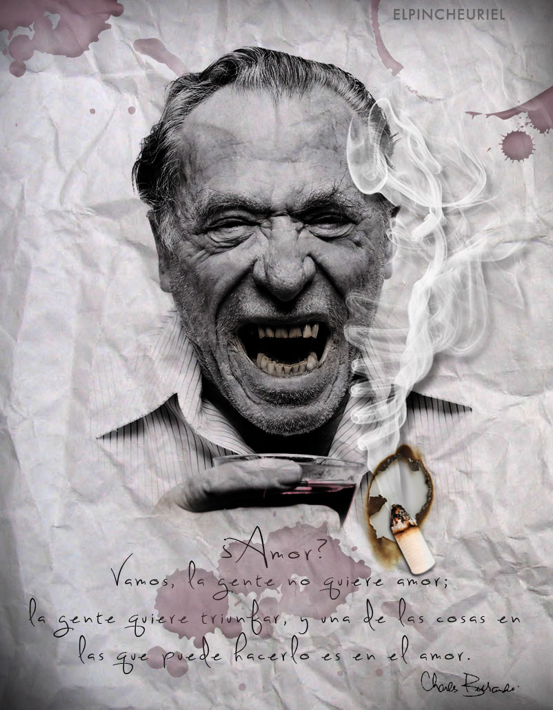 Charles Bukowskicharles Bukowski - Bukowski Portrait , HD Wallpaper & Backgrounds