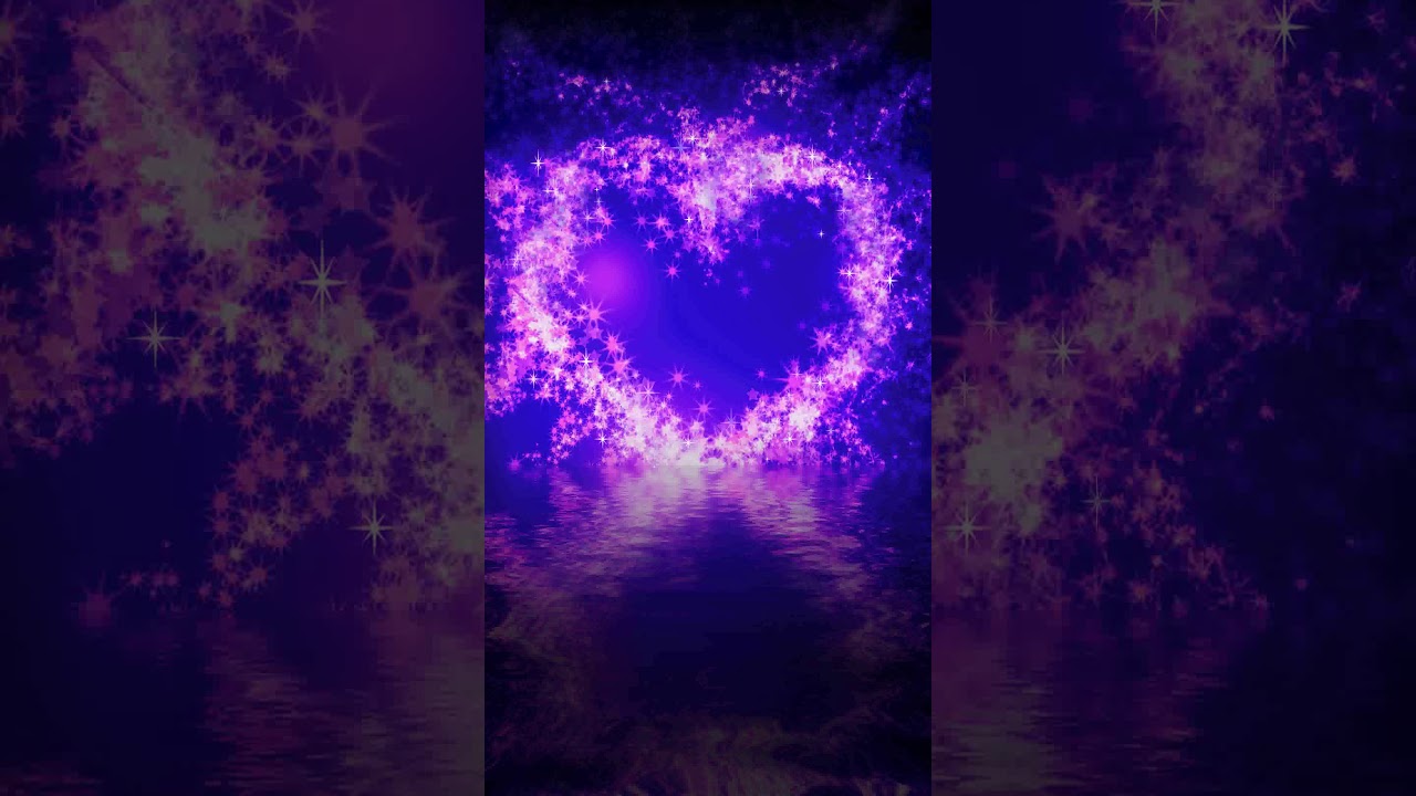 [samsung Theme-live Wallpaper]sparkle Heart - Darkness , HD Wallpaper & Backgrounds