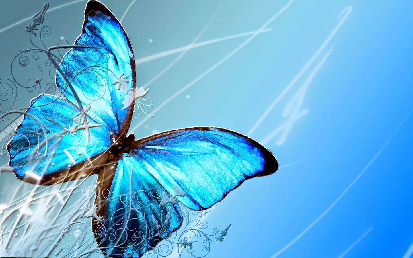 Free Butterfly Desktop Backgrounds - Love Butterfly Images Hd , HD Wallpaper & Backgrounds