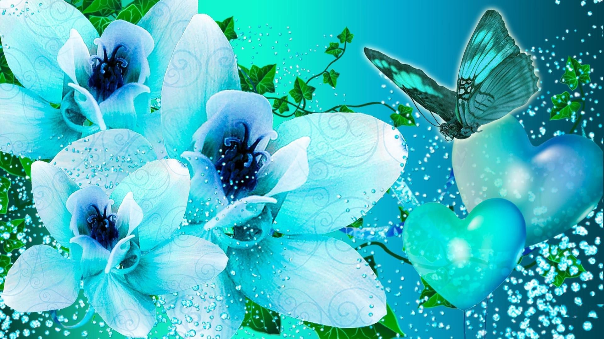 Blue Butterfly Hd Wallpapers Free Download - Wallpaper , HD Wallpaper & Backgrounds