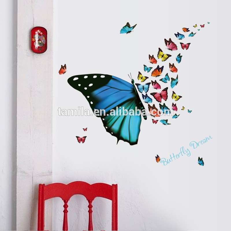 Butterfly&flower Decorative Wallpapers On The Walls - Png Background Butterfly , HD Wallpaper & Backgrounds