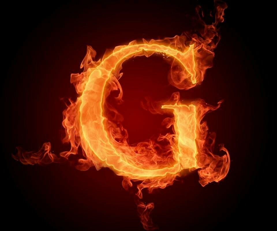 Discover Ideas About G Words - Letter G On Fire , HD Wallpaper & Backgrounds