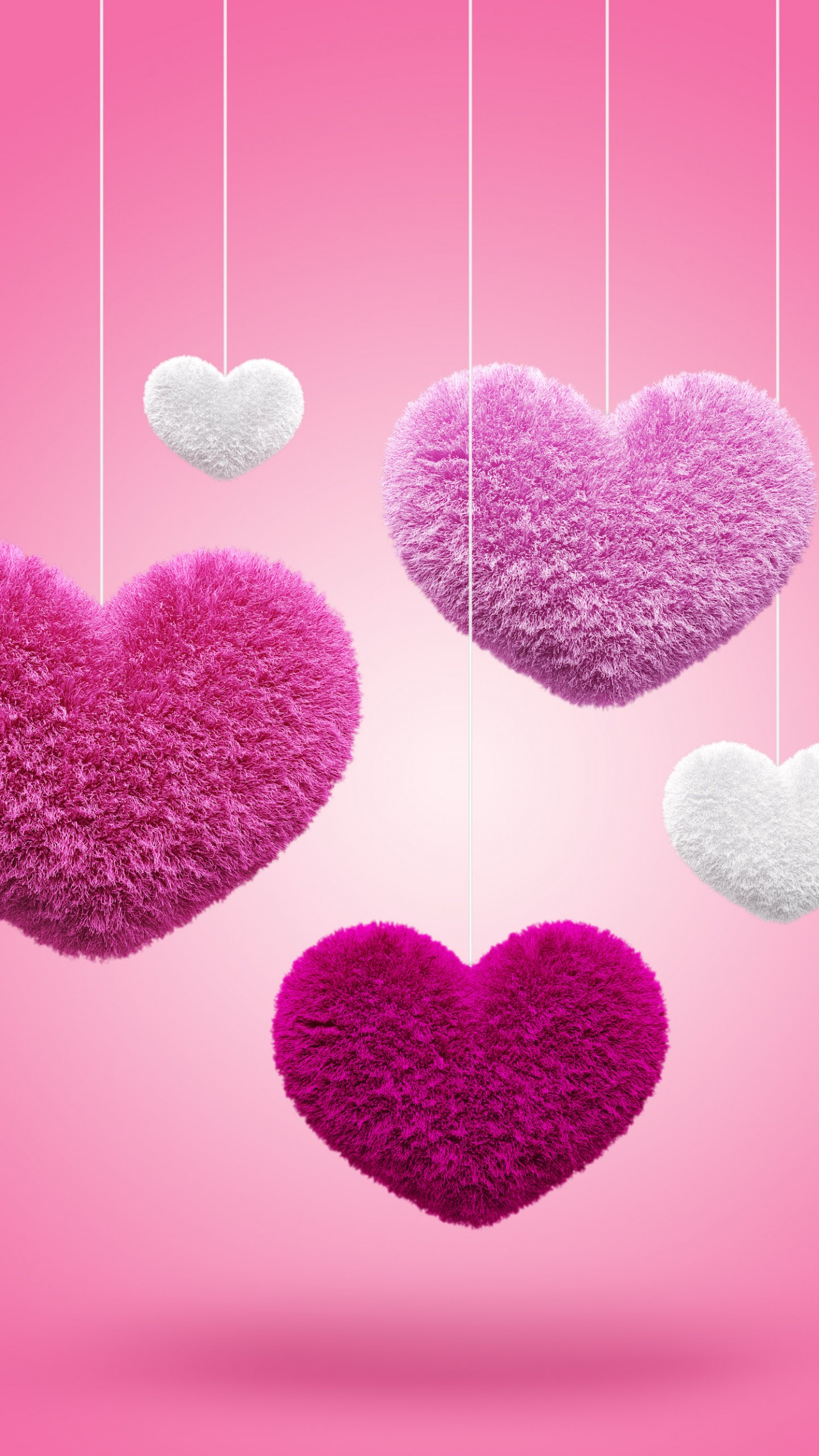 Pink And Red Heart , HD Wallpaper & Backgrounds