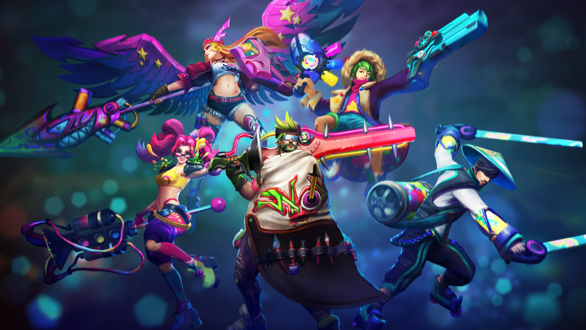 Punks Of Newerth - Heroes Of Newerth Punk , HD Wallpaper & Backgrounds