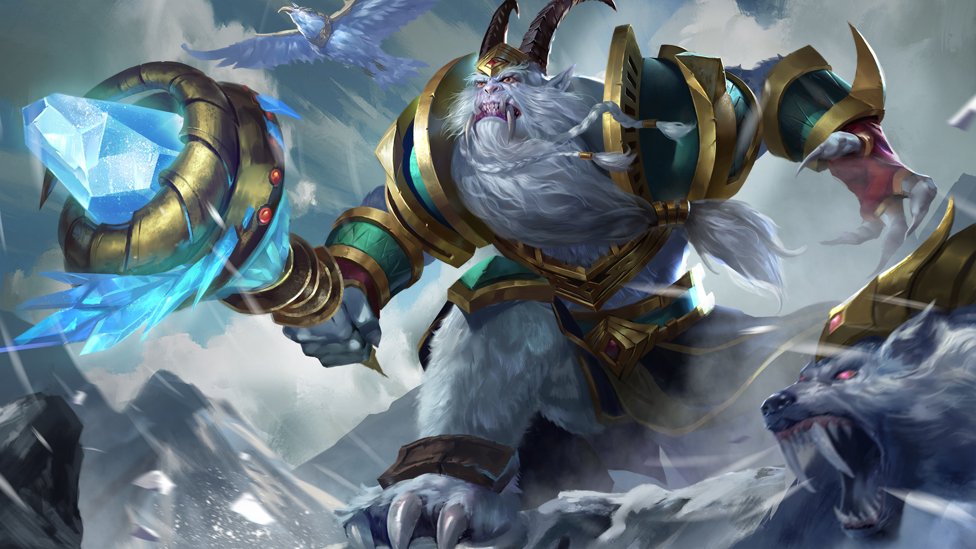 Wallpaper Apex, Art, Tundra, Heroes Of Newerth, Hon, - Hon Tundra , HD Wallpaper & Backgrounds