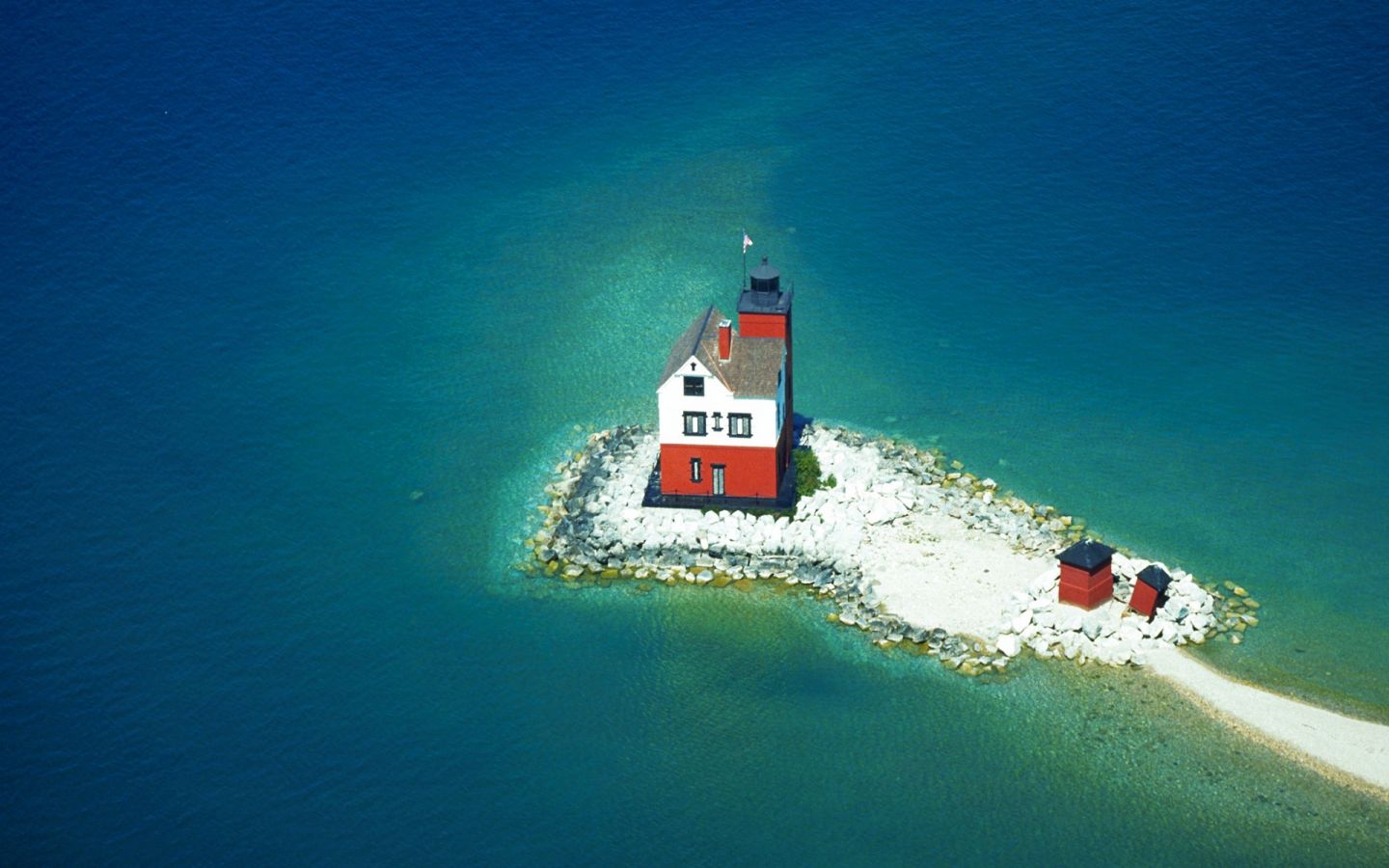 1400×900 Hd Wallpapers Free Download - Michigan Lighthouses Free Hd , HD Wallpaper & Backgrounds