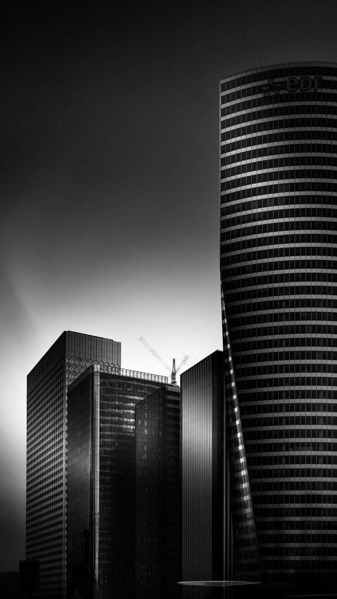 Black And White City Office Buildings Iphone 6 Plus - Indianapolis , HD Wallpaper & Backgrounds