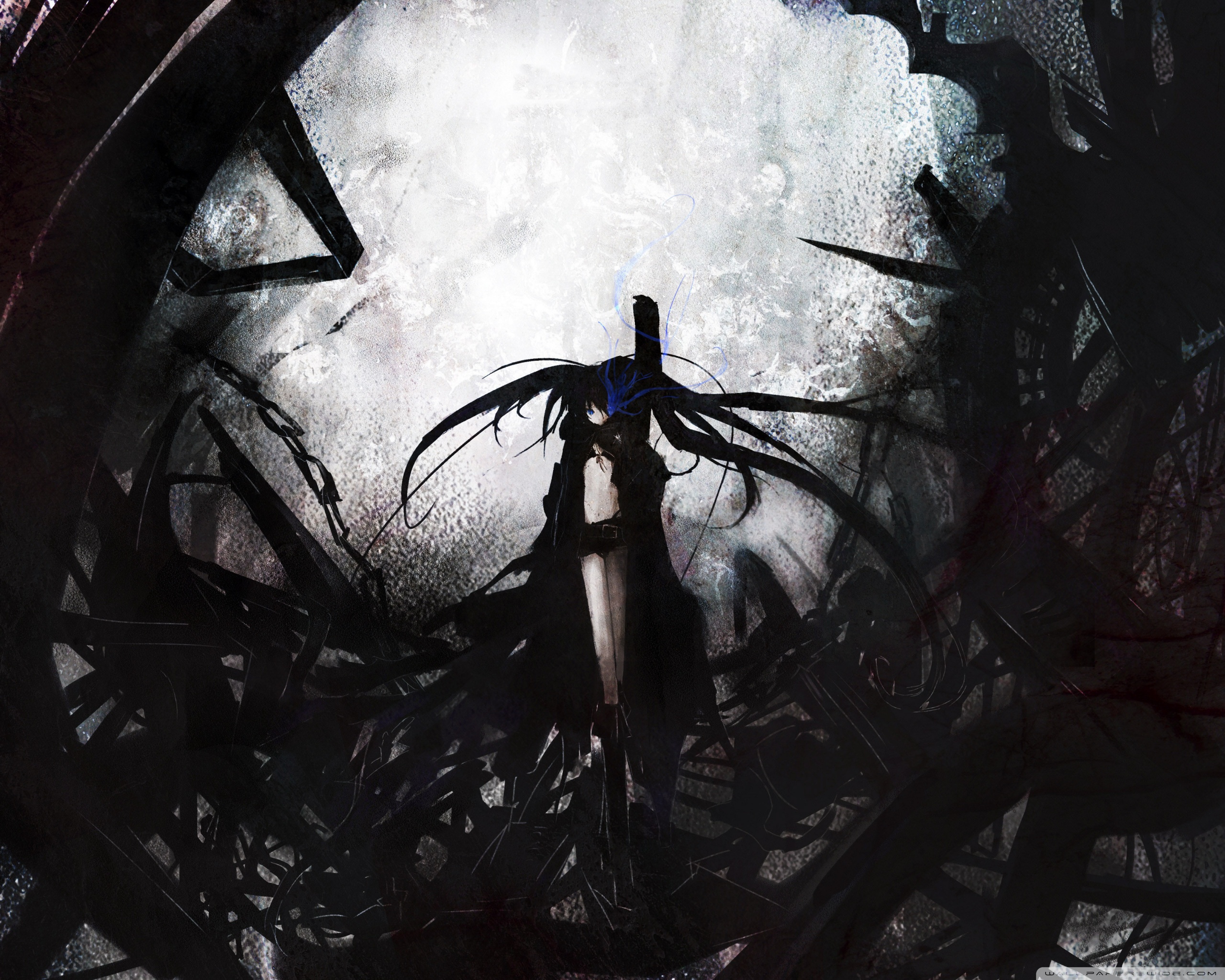 Standard - Black Rock Shooter Iphone , HD Wallpaper & Backgrounds