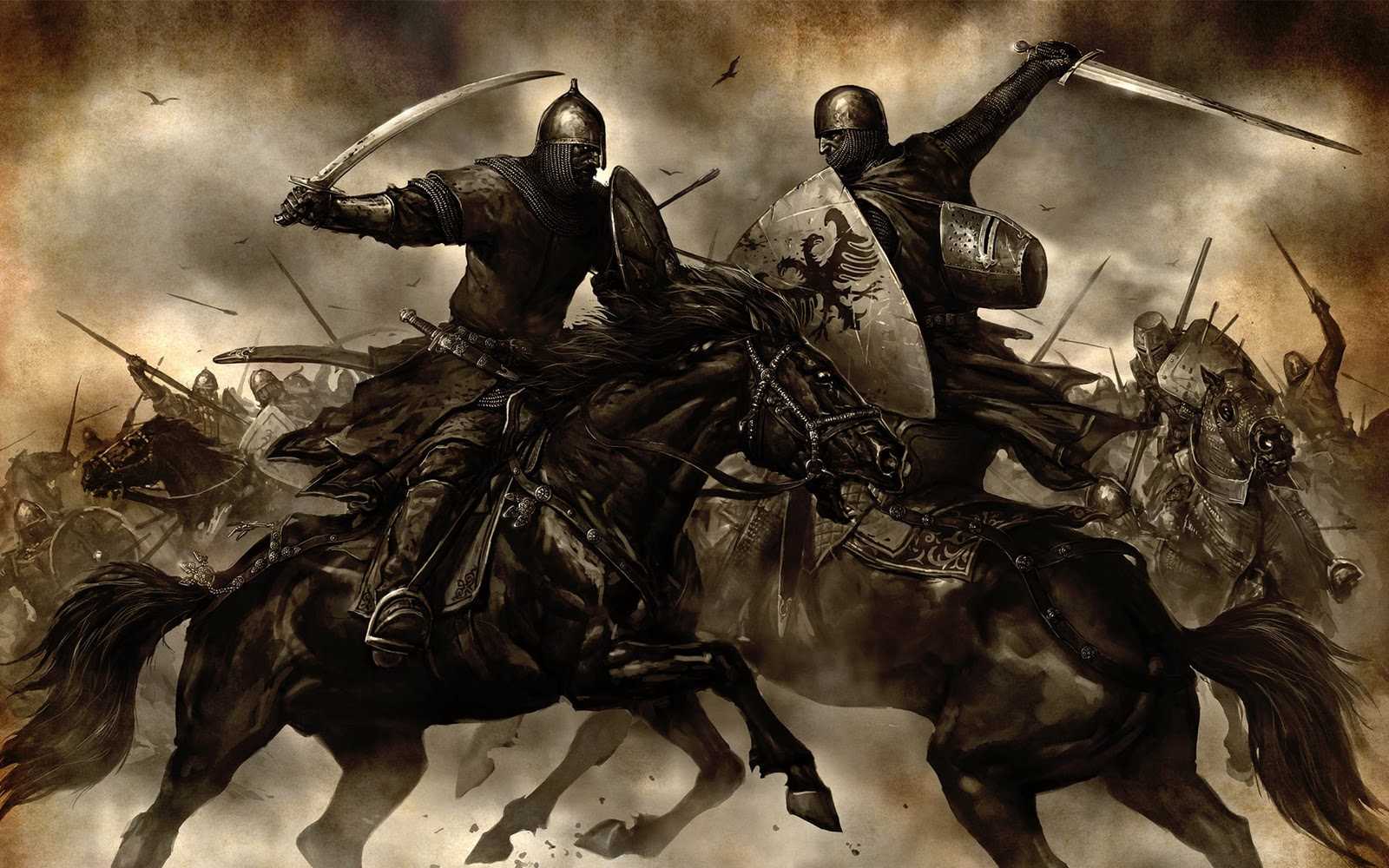 Kingdom Of Heaven Wallpaper - Battle Fight , HD Wallpaper & Backgrounds