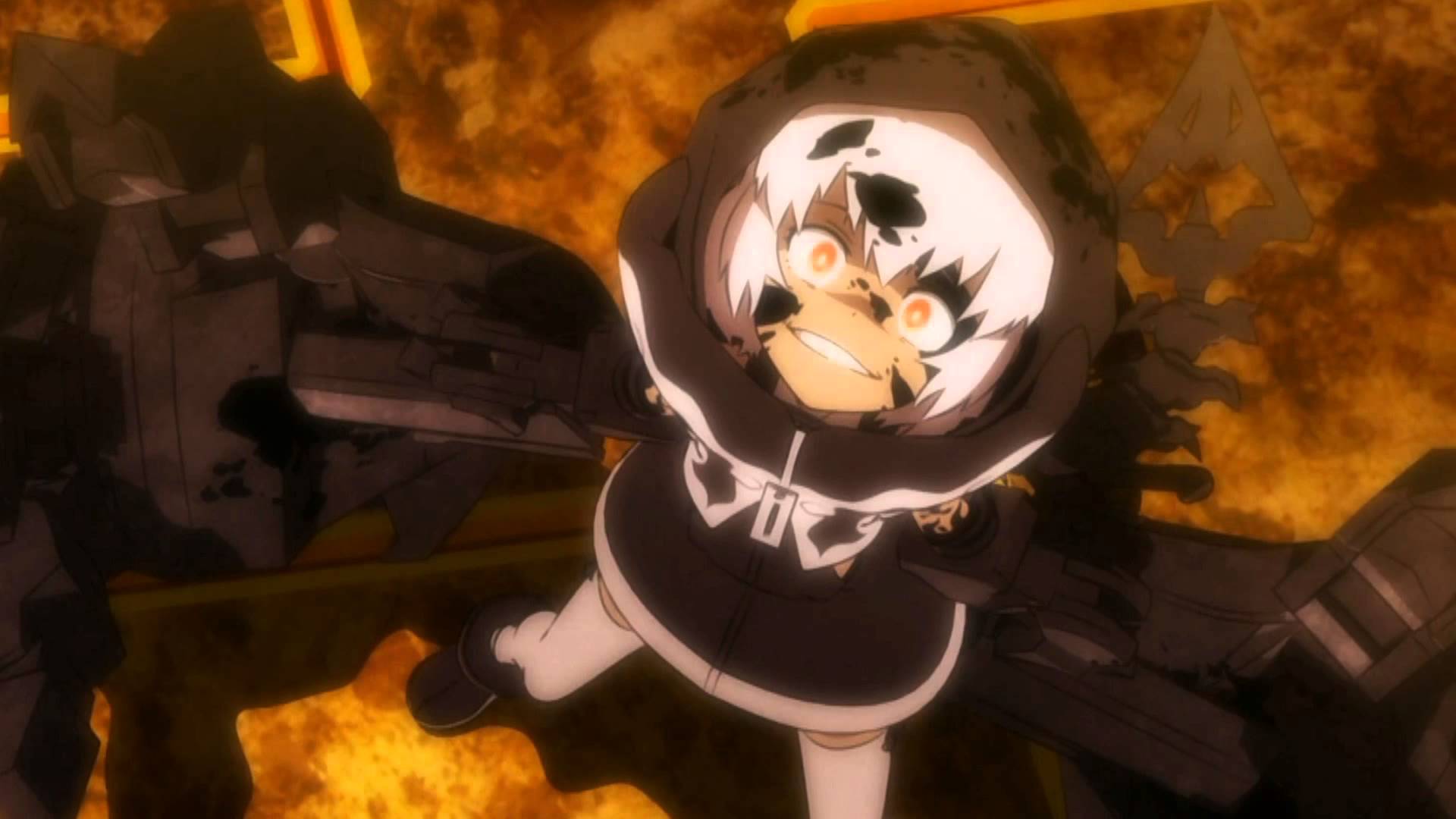 Download - Black Rock Shooter Strength Anime , HD Wallpaper & Backgrounds