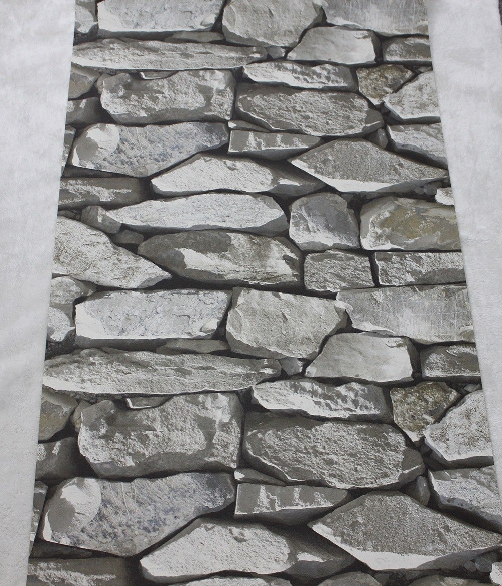 Minimalist Chic Perky Colours Haokhome 3d Stone Wallpaper - Bricks , HD Wallpaper & Backgrounds
