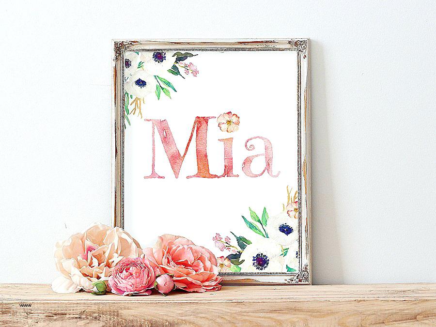 Baby Name Signs For Nursery Wall Art Lovely Names Full - Mia Namensschild , HD Wallpaper & Backgrounds