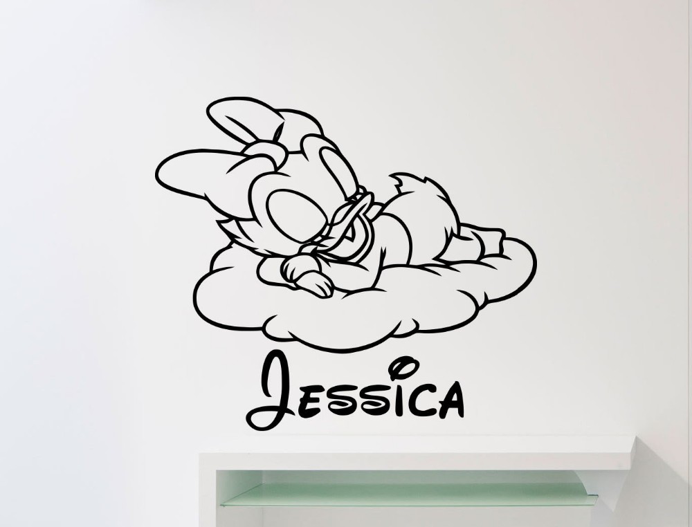 New Arrival Daisy Duck Wallpaper Custom Baby Name Home - Sketch , HD Wallpaper & Backgrounds