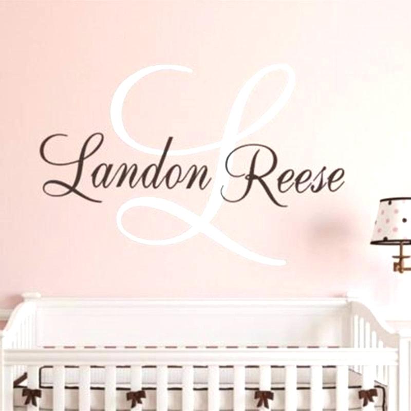 Baby Name Wall Art Baby Name Wall Decor Children Elephant - Wall Stickers For Nursery Names , HD Wallpaper & Backgrounds