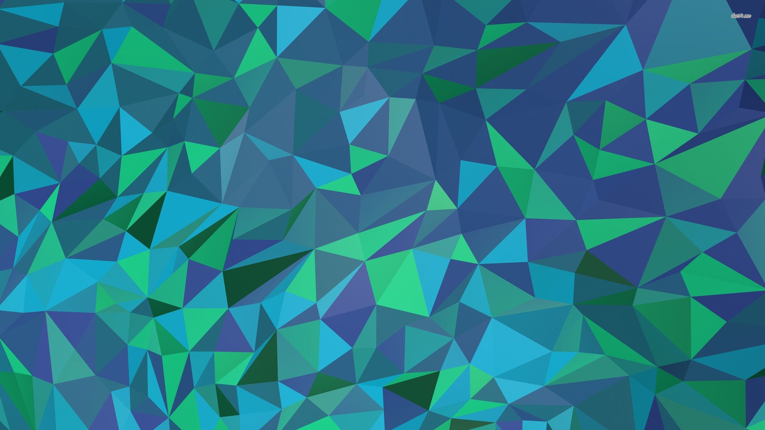 Bluish Polygon Mesh Wallpaper - Polygon Vector , HD Wallpaper & Backgrounds