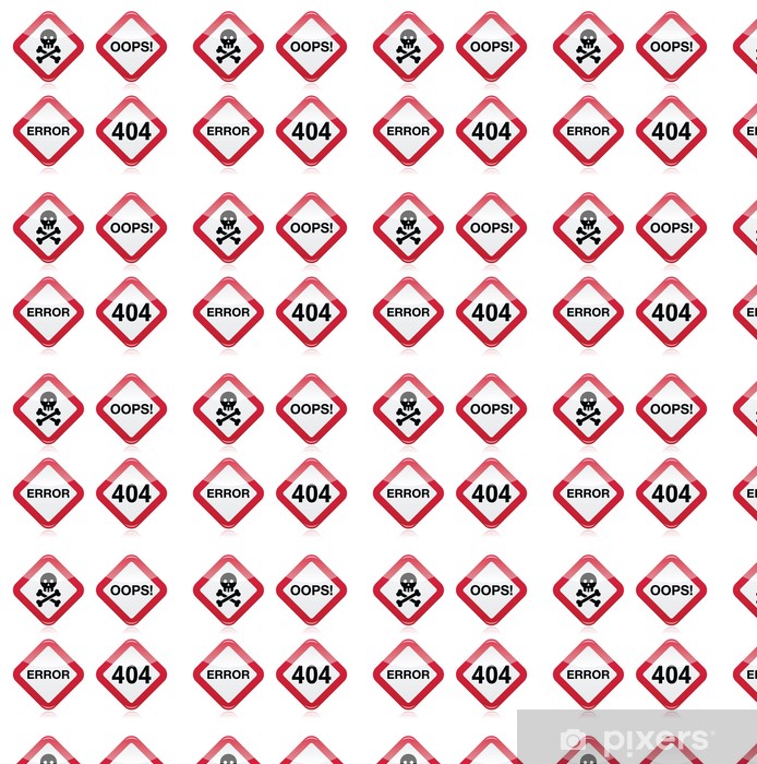 Danger, Oops, Error, 404 Red Warning Sign Vinyl Custom - نحميه لا نستحق العيش فيه , HD Wallpaper & Backgrounds