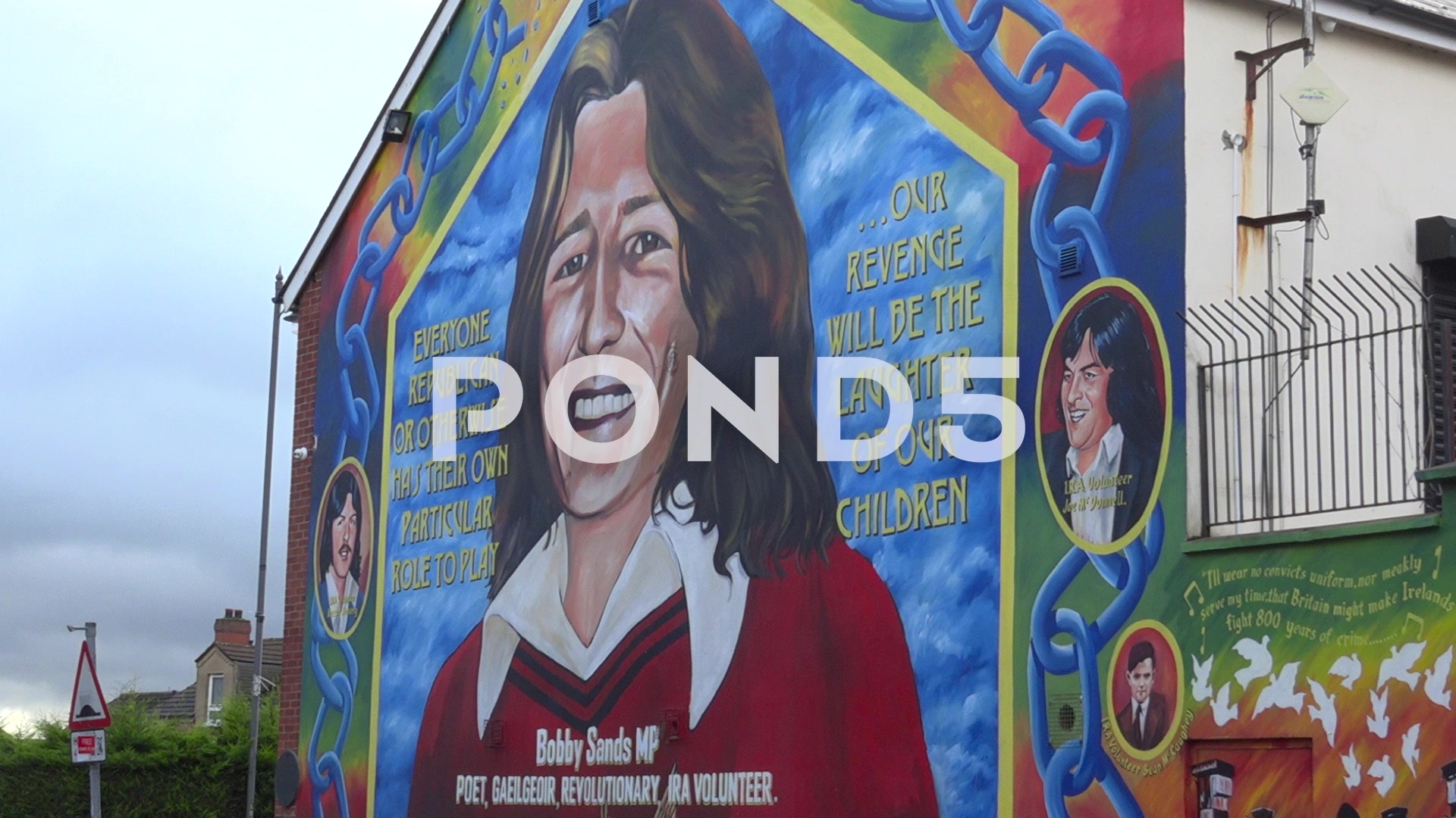 Mural Troubles Belfast Ira Bobby Sands Northern Ireland - Banner , HD Wallpaper & Backgrounds
