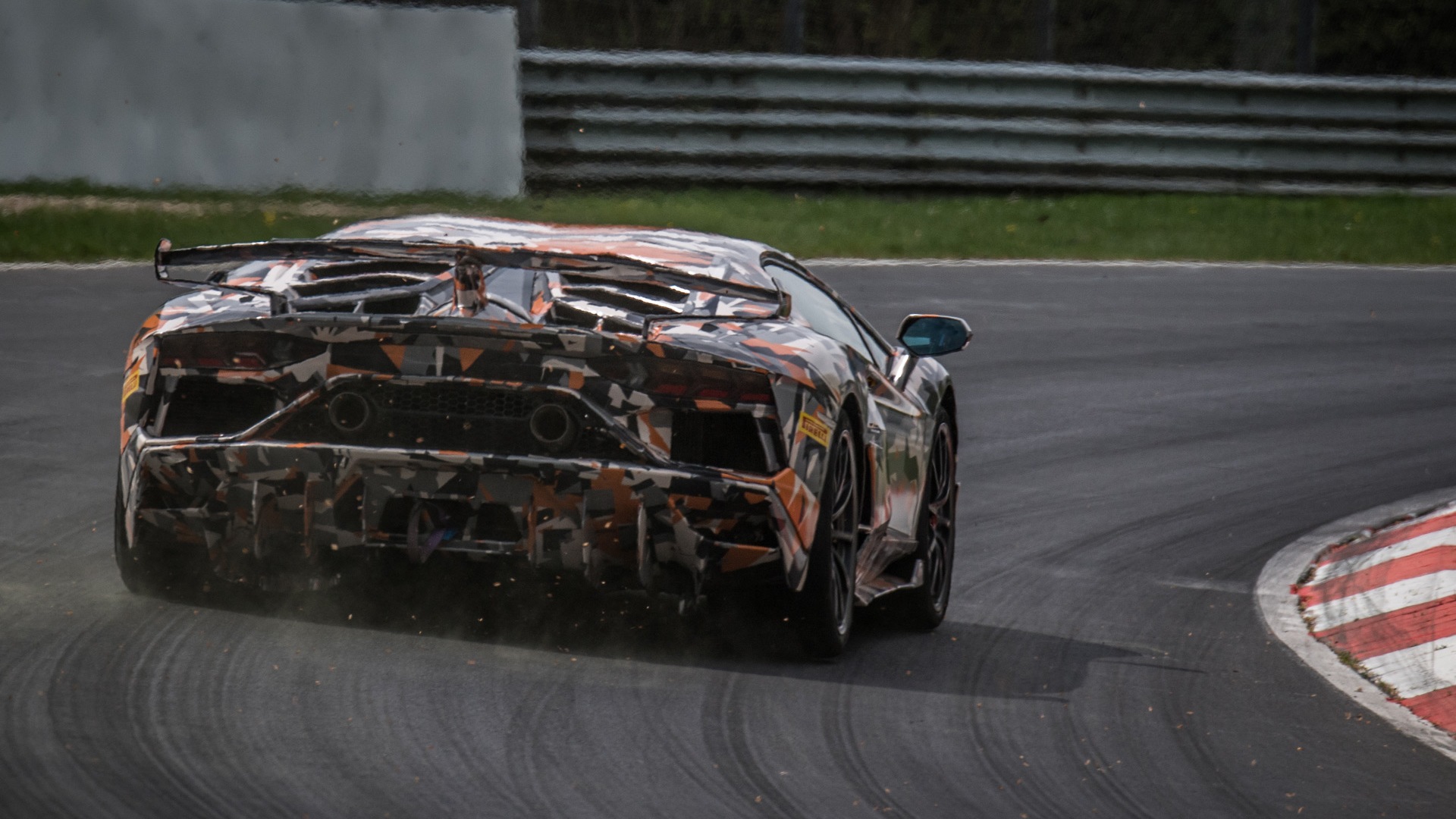 Lamborghini Aventador Svj During Nürburgring Lap Record - Nurburgring Cars , HD Wallpaper & Backgrounds