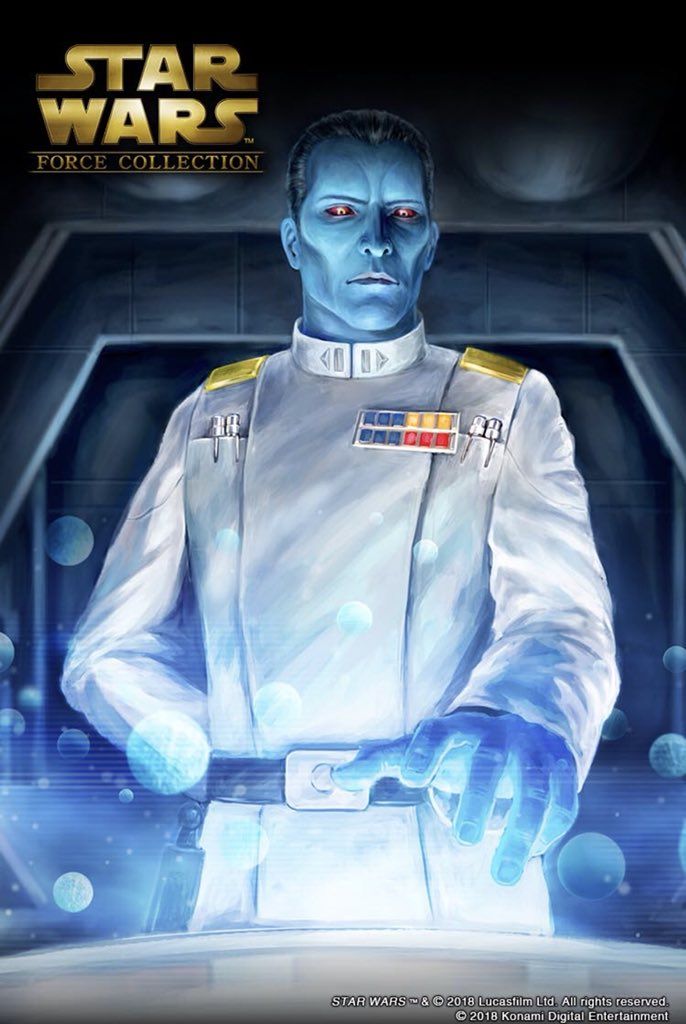 Force Collection - Grand Admiral Thrawn Art , HD Wallpaper & Backgrounds